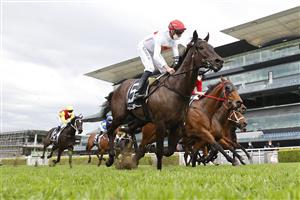 SYDNEY, AUSTRALIA - SEPTEMBER 18: Nash Rawiller on High Supremacy wins race 4 the Agency Handicap during Sydney Racing at Royal Randwick Racecourse on September 18, 2021 in Sydney, Australia. (Photo by Mark Evans/Getty Images)