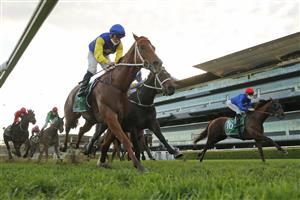 SYDNEY, AUSTRALIA - SEPTEMBER 18: Tim Clark on Triple Ace wins race 10 the Heineken Handicap during Sydney Racing at Royal Randwick Racecourse on September 18, 2021 in Sydney, Australia. (Photo by Mark Evans/Getty Images)