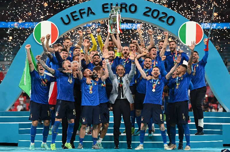 italy england euro 2020 trophy