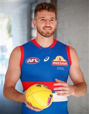 PERTH, AUSTRALIA - SEPTEMBER 20: Marcus Bontempelli of the Bulldogs poses for a photograph during the Western Bulldogs photo opportunity on September 20, 2021 in Perth, Australia. (Photo by Michael Willson/AFL Photos via Getty Images)
