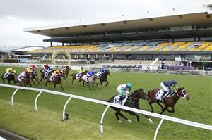 SYDNEY, AUSTRALIA - SEPTEMBER 25: James McDonald on Head Of State wins race 9 the ACY Securities Gloaming Stakes during Sydney Racing on Golden Rose Day at Rosehill Gardens on September 25, 2021 in Sydney, Australia. (Photo by Mark Evans/Getty Images)