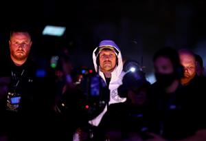 LONDON, ENGLAND - SEPTEMBER 25: Oleksandr Usyk looks on ahead of the Heavyweight Title Fight between Anthony Joshua and Oleksandr Usyk at Tottenham Hotspur Stadium on September 25, 2021 in London, England. (Getty Images)