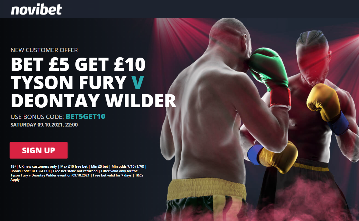 Tyson Fury vs Deontay Wilder Boxing Free Bet Fury vs Wilder 3