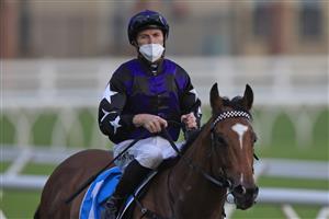 SYDNEY, AUSTRALIA - OCTOBER 02: Josh Parr on Big Parade returns to scale after winning race 10 the Cleanaway Handicap during Sydney Racing on Epsom Day at Royal Randwick Racecourse on October 02, 2021 in Sydney, Australia. (Photo by Mark Evans/Getty Images)