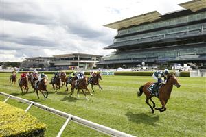 SYDNEY, AUSTRALIA - OCTOBER 02: James McDonald on Coolangatta wins race 2 the Keeneland Gimcrack Stakes during Sydney Racing on Epsom Day at Royal Randwick Racecourse on October 02, 2021 in Sydney, Australia. (Photo by Mark Evans/Getty Images)