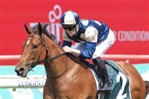 SYDNEY, AUSTRALIA - OCTOBER 02: James McDonald on Coolangatta wins race 2 the Keeneland Gimcrack Stakes during Sydney Racing on Epsom Day at Royal Randwick Racecourse on October 02, 2021 in Sydney, Australia. (Photo by Mark Evans/Getty Images)
