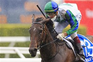 SYDNEY, AUSTRALIA - OCTOBER 02: Regan Bayliss on Never Been Kissed wins race 7 the Darley Flight Stakes during Sydney Racing on Epsom Day at Royal Randwick Racecourse on October 02, 2021 in Sydney, Australia. (Photo by Mark Evans/Getty Images)