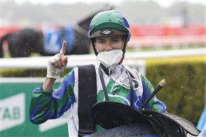 SYDNEY, AUSTRALIA - OCTOBER 02: Regan Bayliss on Never Been Kissed returns to scale after winning race 7 the Darley Flight Stakes during Sydney Racing on Epsom Day at Royal Randwick Racecourse on October 02, 2021 in Sydney, Australia. (Photo by Mark Evans/Getty Images)