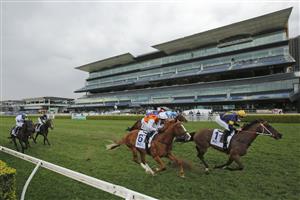 SYDNEY, AUSTRALIA - OCTOBER 02: Tommy Berry on Masked Crusader wins race 6 the ACY Securities Premiere Stakes during Sydney Racing on Epsom Day at Royal Randwick Racecourse on October 02, 2021 in Sydney, Australia. (Photo by Mark Evans/Getty Images)