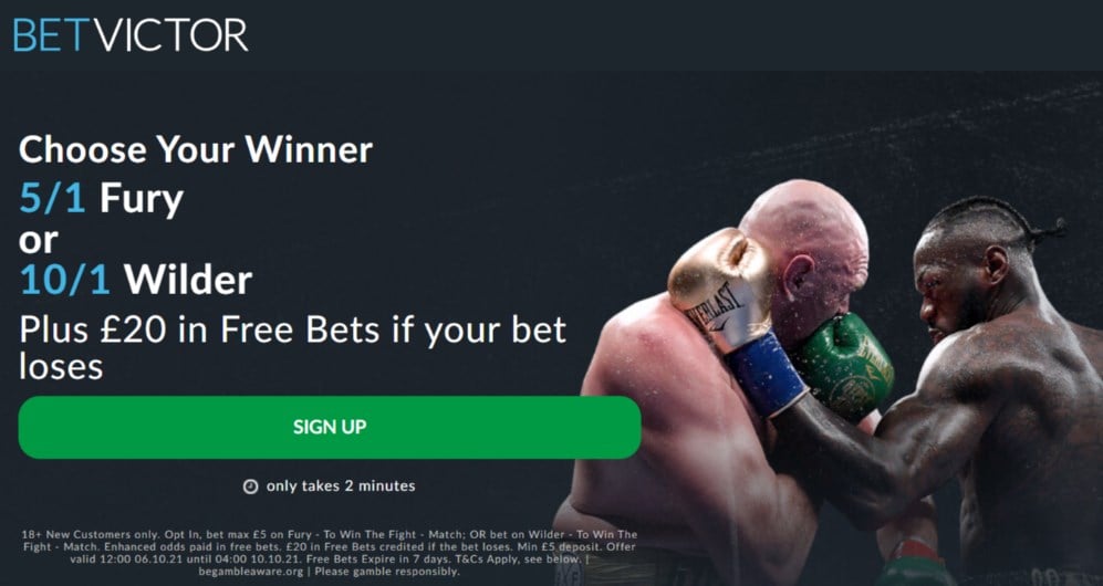betvictor fury wilder boost betvictor fury wilder boost