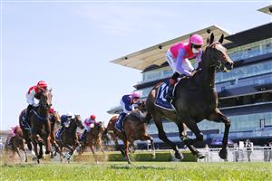 SYDNEY, AUSTRALIA - OCTOBER 09: Hugh Bowman on Different Strokes wins race 2 the Midway Handicap during Sydney Racing at Royal Randwick Racecourse on October 09, 2021 in Sydney, Australia. (Photo by Mark Evans/Getty Images)