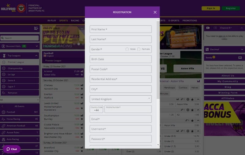 Registrati Hollywoodbets Hollywoodbets register