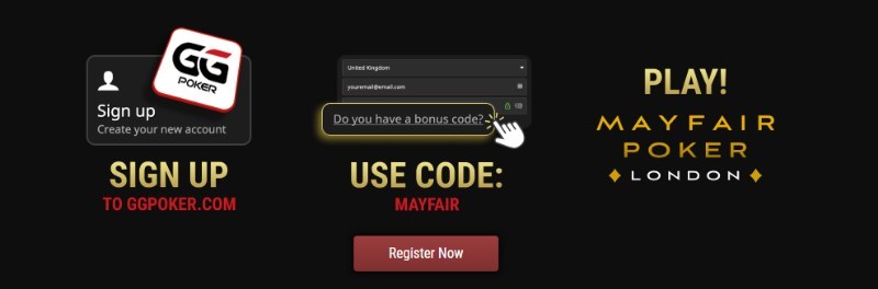 Mayfair Poker promo code MAYFAIR