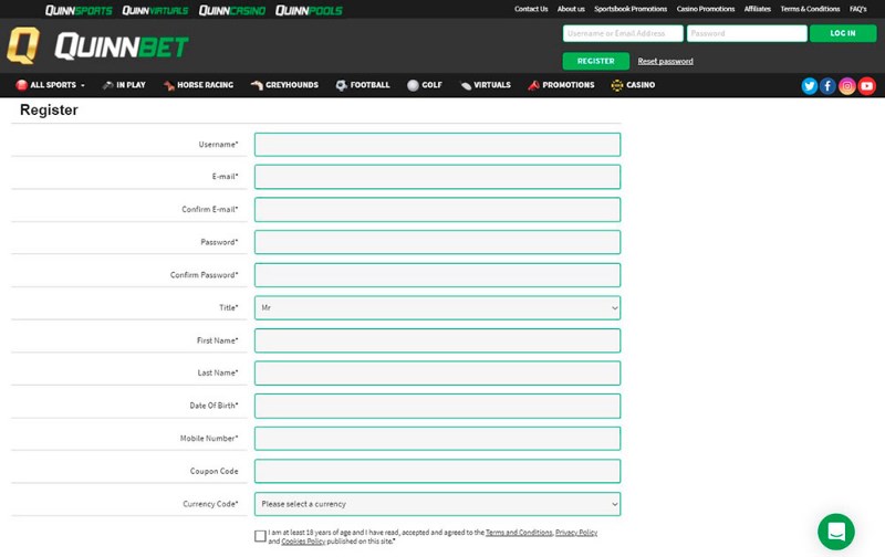 รหัสคูปอง QuinnBet NEWBONUS QuinnBet coupon code NEWBONUS