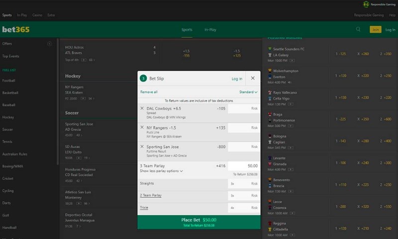 Acceso restringido bet365