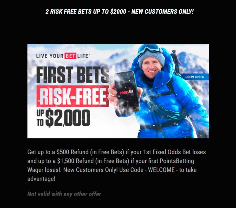 Pointsbet Promo Code WELCOME