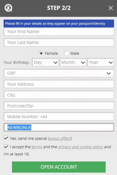 MrMega bonus code NEWBONUS