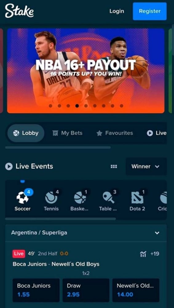 Stake.com Mobile App Stake.com mobile app