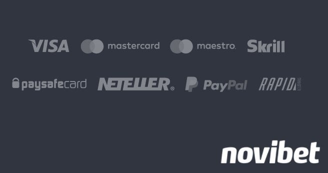 Novibet Payment Methods