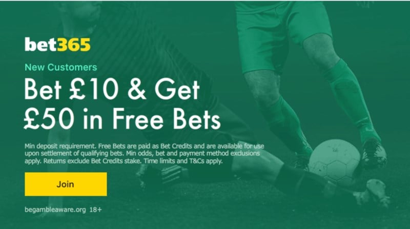 Bet365 Free Bets : Use this Bonus code WATO365