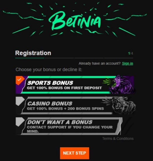 Betinia Promo Code Betinia Promo Code