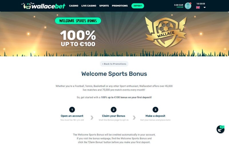 Wallacebet welcome bonus Wallacebet welcome bonus