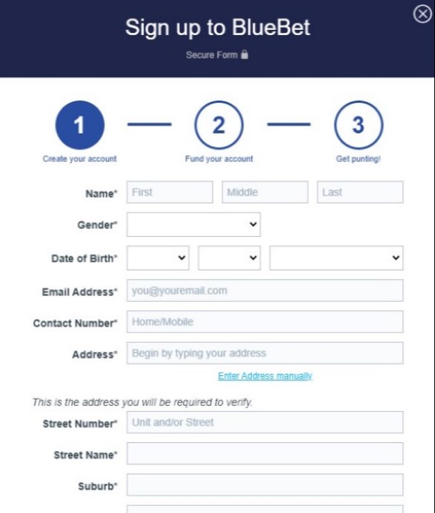 bluebet sign up offer bluebet sign up offer