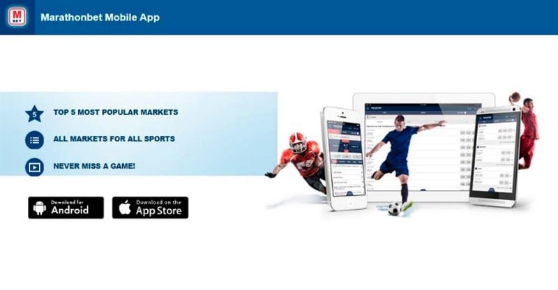 MarathonBet mobile app