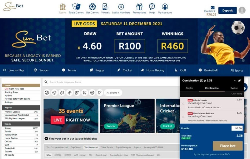 SunBet Bookmaker Review 2023 SunBet Playing Bonuses & Sales