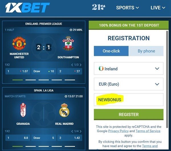 Apply Any Of These 10 Secret Techniques To Improve 1xbet tm