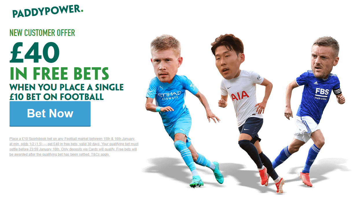 BTTS and Win Free Bet - Bet £10 get £30 in Free Bets