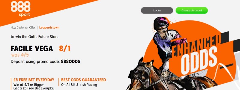 888Sport Price Boost Facile Vega Leopardstown 8s