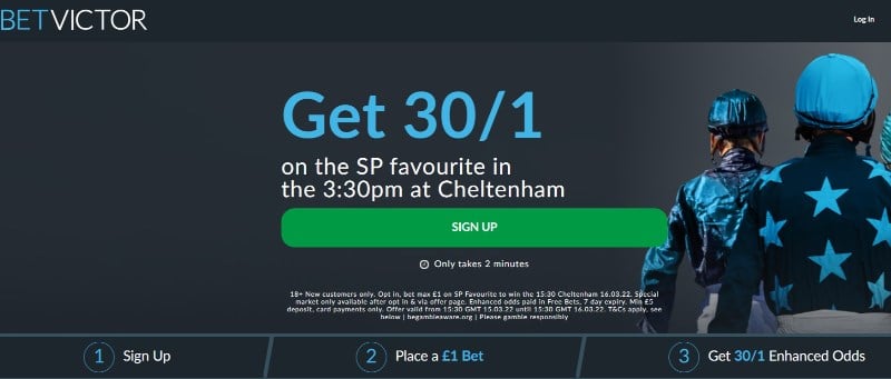 BetVictor Champion Chase 30s SP Fav