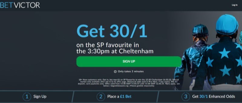 BetVictor Champion Chase 30s SP Fav
