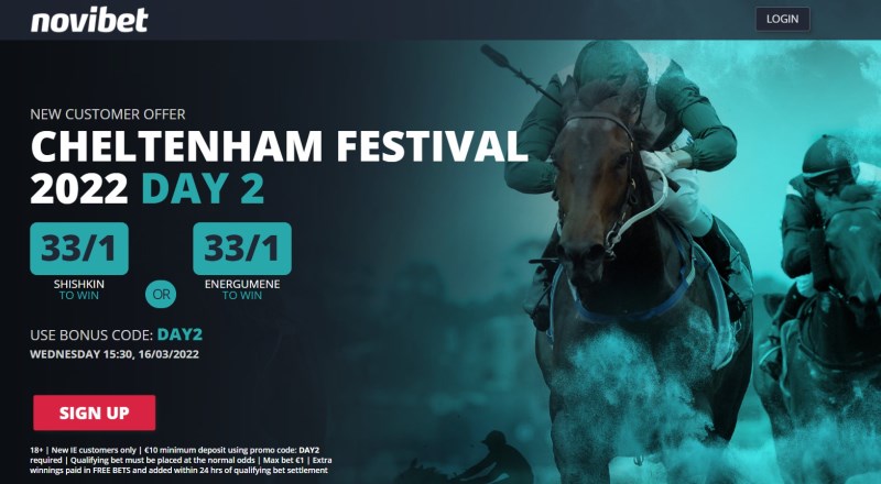 Novibet Champion Chase Offer Shishkin or Energumene 33s