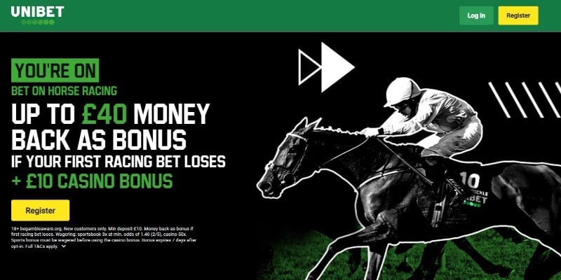 Unibet Money Back Up To 40 Racing Offer