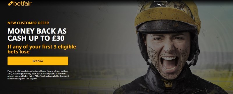 Betfair Money Back Up To £30 Special Offer