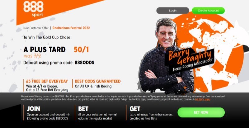 888Sport A Plus Tard Gold Cup Price Boost 50s