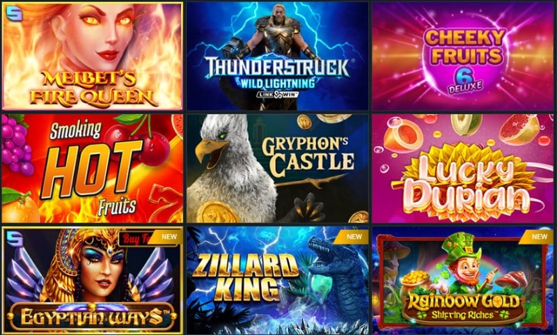 melbet casino slots