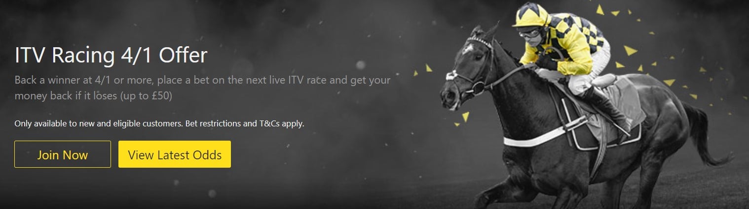 bet365 ITV Racing 4to1 Offer