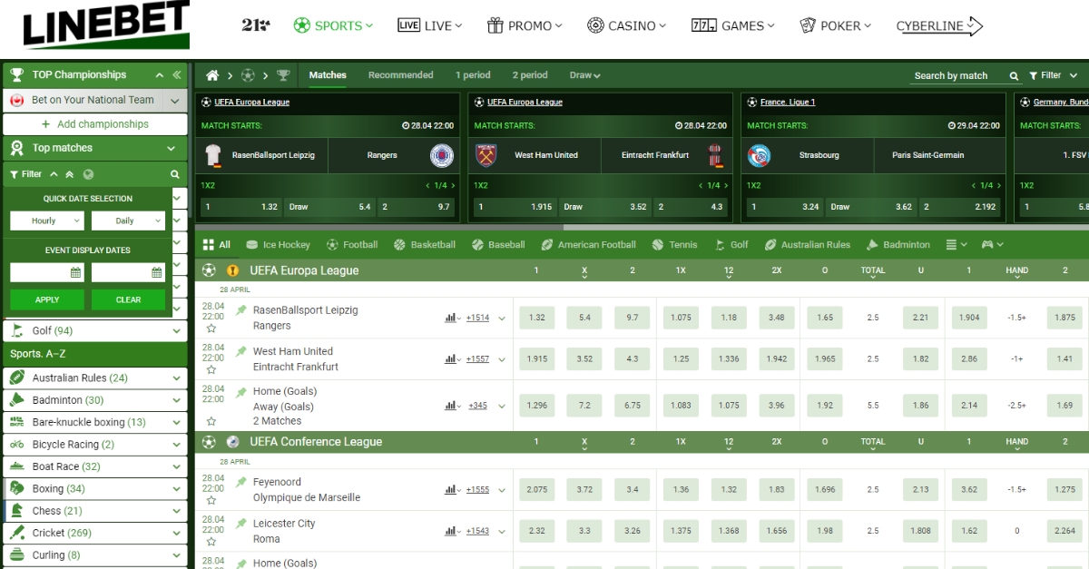 Linebet Promo Code NEWBONUS 130 sports bonus / 1500 casino bonus