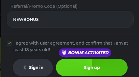 BC.Game Promo Code NEWBONUS