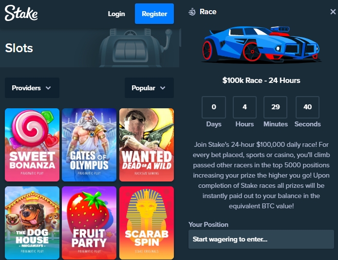 Stake.com Mobile Casino