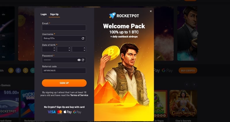 rocketpot referral code NEWBONUS rocketpot referral code NEWBONUS