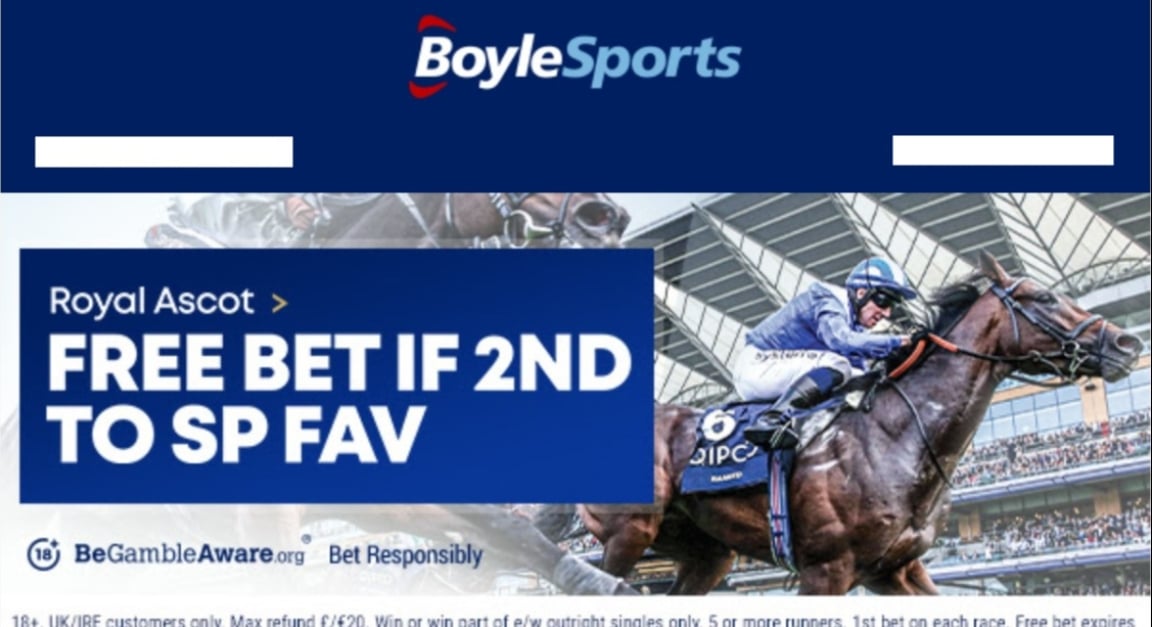 Boylesports Money Back 2nd Royal Ascot