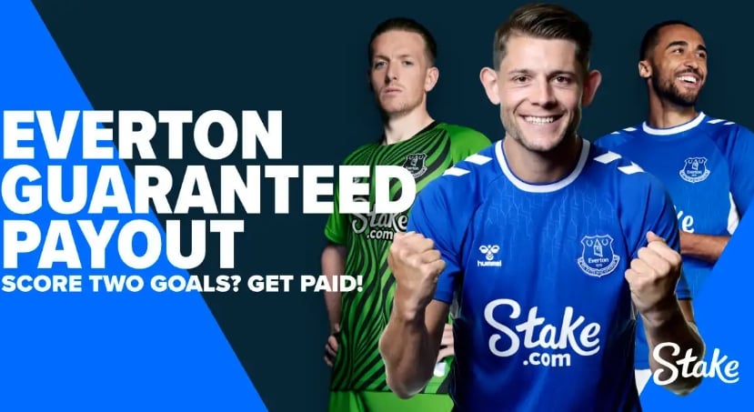 Stake v Everton - Everton FC Guaranteed Payout 