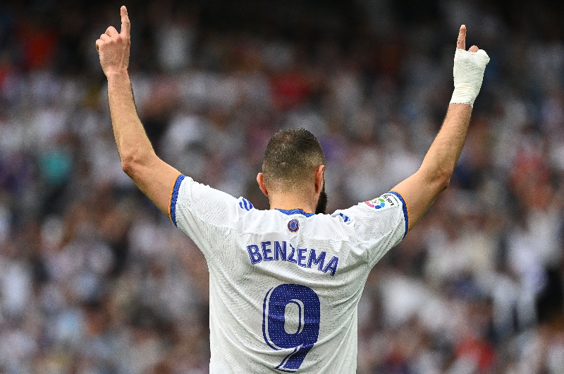 Real Madrid's forward Karim Benzema