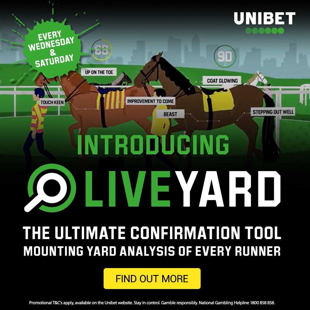 Unibet Live Yard - Get Exclusive Form Confirmation with Live Yard  Information