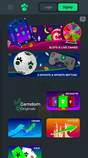 Gamdom Casino (2023) Bonus up to 15% of Rackeback - Bethap