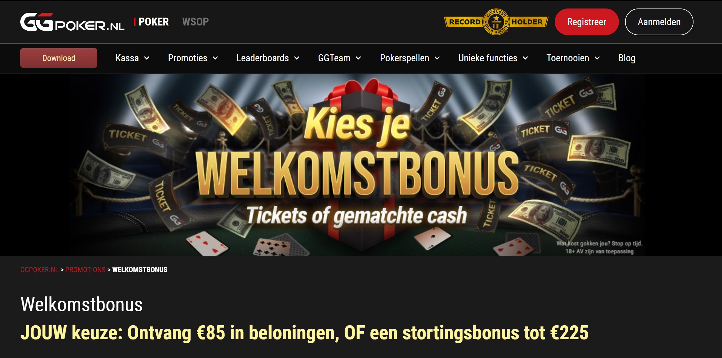 welkomstbonus